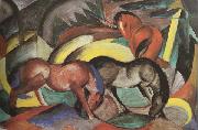 Franz Marc Three Horses (mk34) china oil painting artist